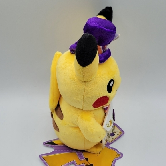Pokemon Center Pikachu Pumpkin Celebration Poké Plush - Picture 6 of 12